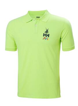 Camisa Helly Hansen Koster Verde para Homem.