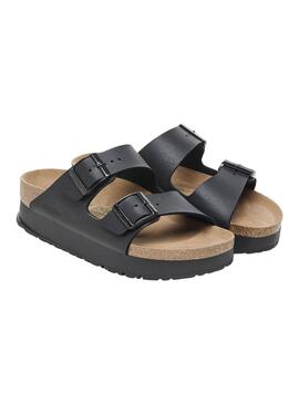 Sandálias Birkenstock Arizona Plataforma Preto para Mulher