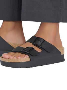 Sandálias Birkenstock Arizona Plataforma Preto para Mulher