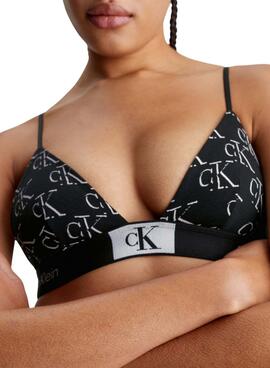 Sutiã Calvin Klein Unlined Triangle Preto