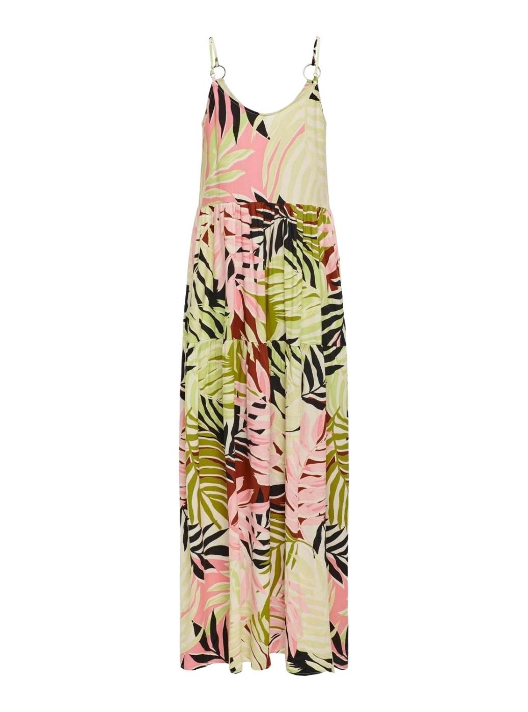 Vestido Only Sandie Tropical Para Mulher