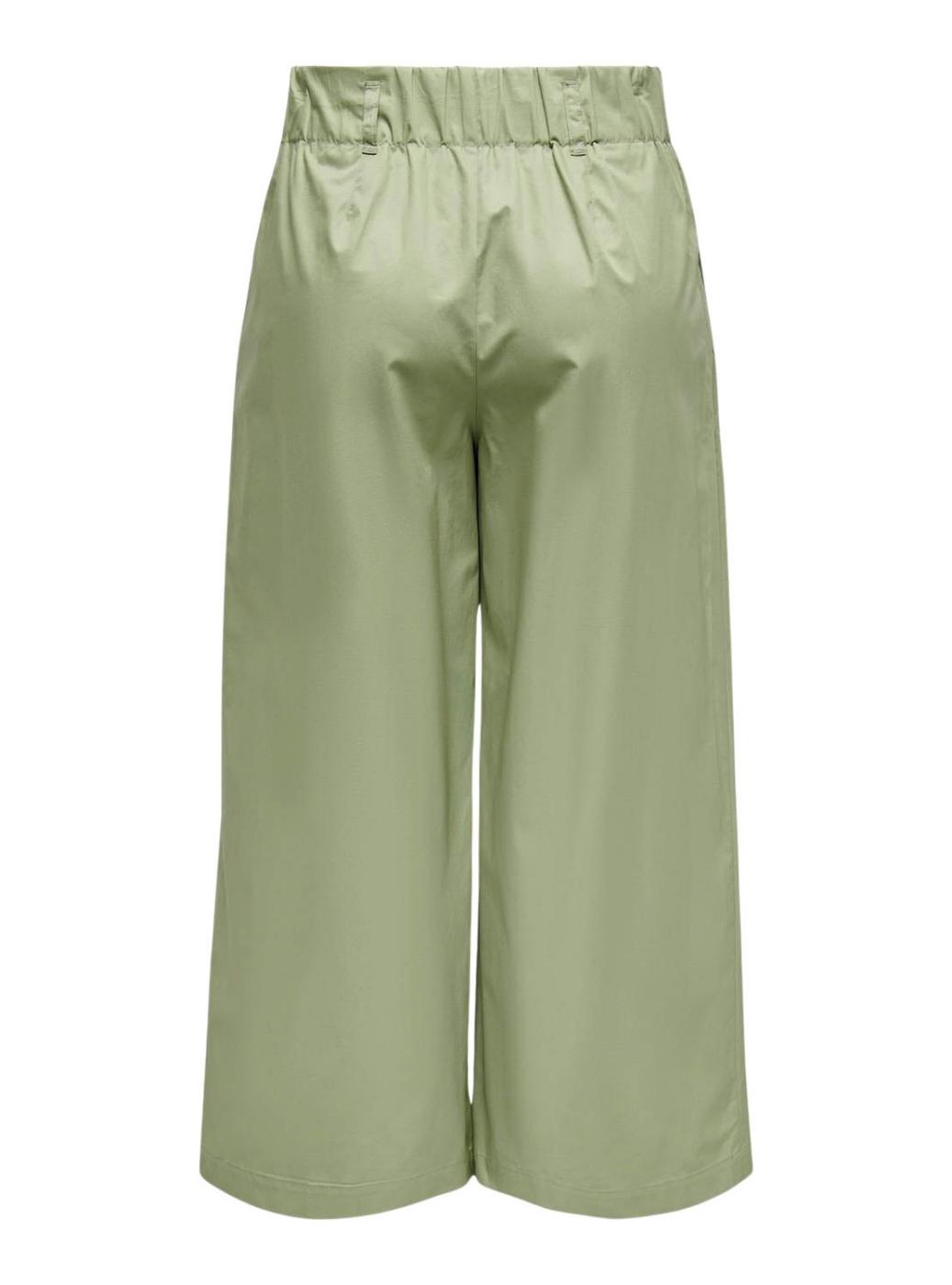 Calça Only Zora Culotte Verde para Mulher.