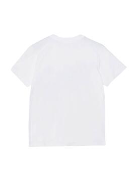 T-Shirt Lacoste Croc Branco Para Menino