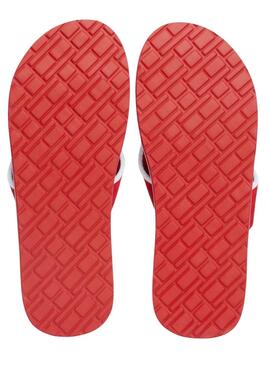 Chinelos Tommy Hilfiger Beach Vermelho para Homem