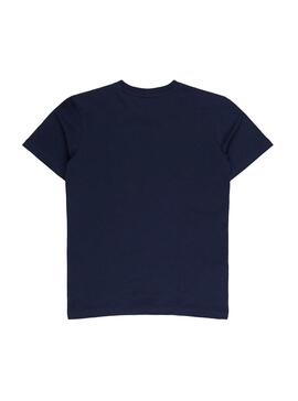 T-Shirt Lacoste Croc Azul Marinho Para Menino