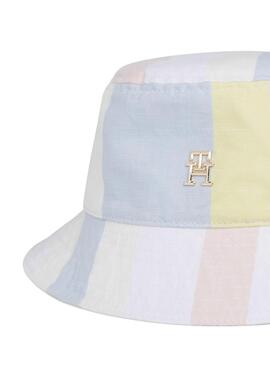 Chapéu Tommy Hilfiger Beach Summer Stripes Multi Mulher