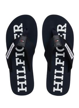 Chinelos Tommy Hilfiger Beach Sandal Marino para Homem