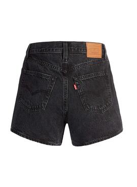 Short Levis 80s Mom Preto para Mulher