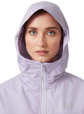 Corta-vento Helly Hansen Belfast Roxo para Mulher.