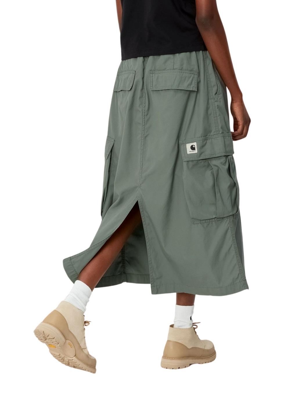 Saia Carhartt Cargo Verde para Mulher.