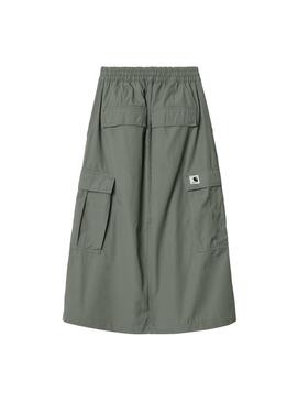 Saia Carhartt Cargo Verde para Mulher.