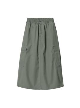 Saia Carhartt Cargo Verde para Mulher.