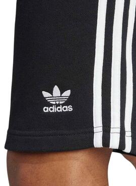 Shorts Adidas Adicolor 3 Listras Preto Para Homens