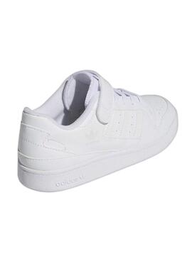 Sapatilhas Adidas Forum Low Branco para meninas e meninos.