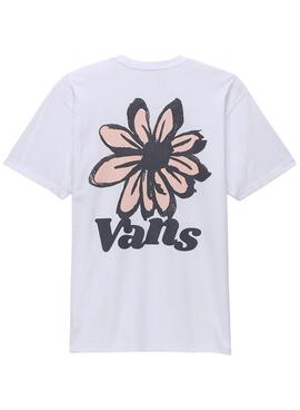 Camisa Vans Brush Petal Branca Para Homem