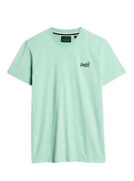 Camisa Superdry Logo Orgânico Verde para Homem