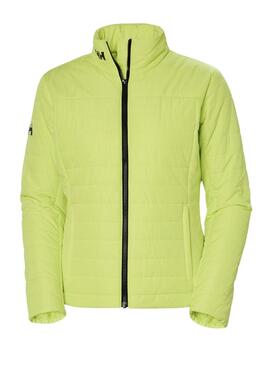 Jaqueta Helly Hansen Crew Insulator Verde para Mulher.