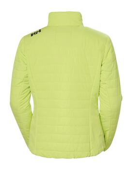 Jaqueta Helly Hansen Crew Insulator Verde para Mulher.