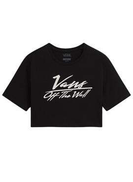 Camiseta Vans Go Anywhere preto para mulher.