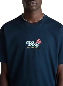 Camiseta Vans Abacaxi Azul Para Homem