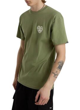 Camiseta Vans No Players Verde Para Hombre -> Camiseta Vans No Players Verde Para Homem