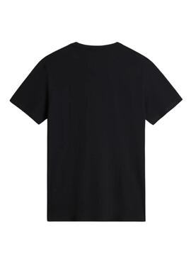 Camiseta Napapijri Salis Preta para Homem