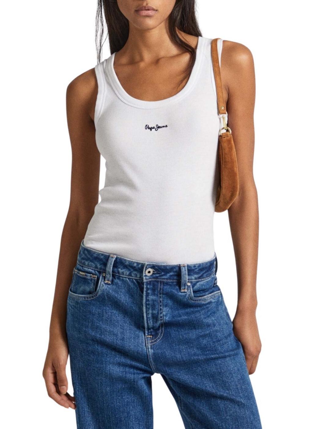 Camiseta Pepe Jeans Lane Branca para Mulher