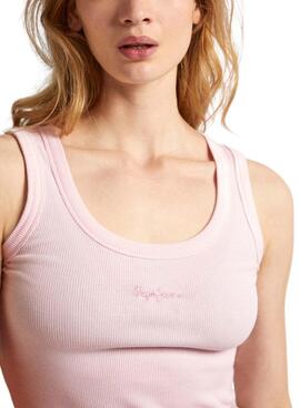 Camiseta Pepe Jeans Lane Rosa Para Mulher