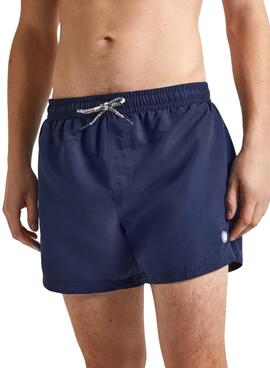 Calção de banho Pepe Jeans Rubber azul marinho para homem