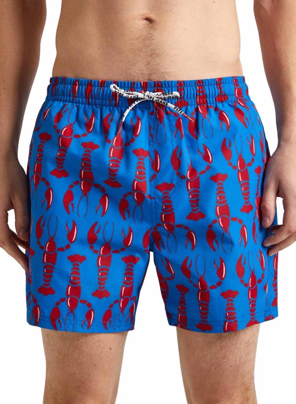 Calção de banho Pepe Jeans Lobster Azul Para Homem