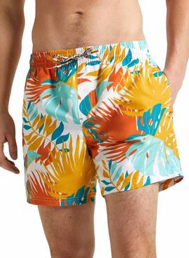 Shorts de banho Pepe Jeans Leaf Multicolor para homem