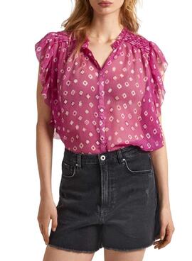 Camisa Pepe Jeans Marley Rosa para Mulher