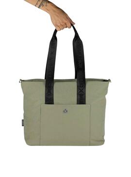 Bolsa Munich Shopper Bloom Verde para Mulher