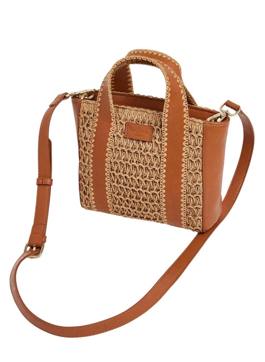 Bolsa Pepe Jeans Elisie Quincy Marrom Para Mulher