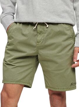 Bermudas Superdry Walk Verde Para Homem