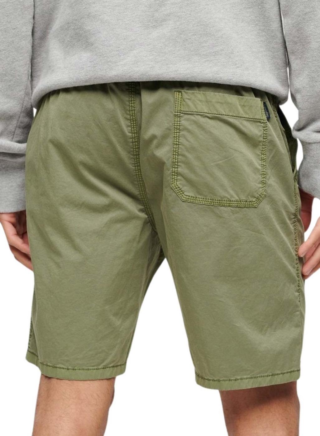 Bermudas Superdry Walk Verde Para Homem