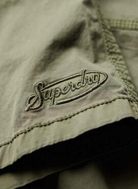 Bermudas Superdry Walk Verde Para Homem