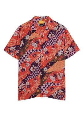 Camisa Superdry Resort Laranja para Homem