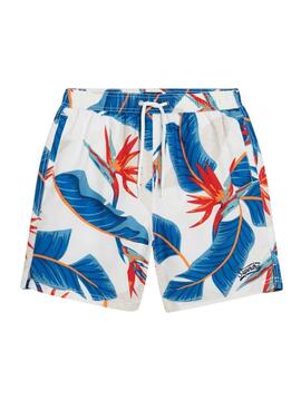 Roupa de banho Superdry Hawaiian Azul e Branco para Homem