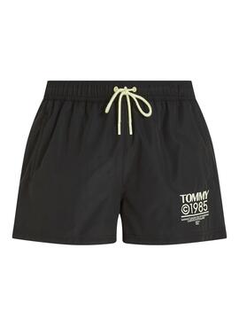 Calção de banho Tommy Jeans Slim Drawstring Azul Para Homem