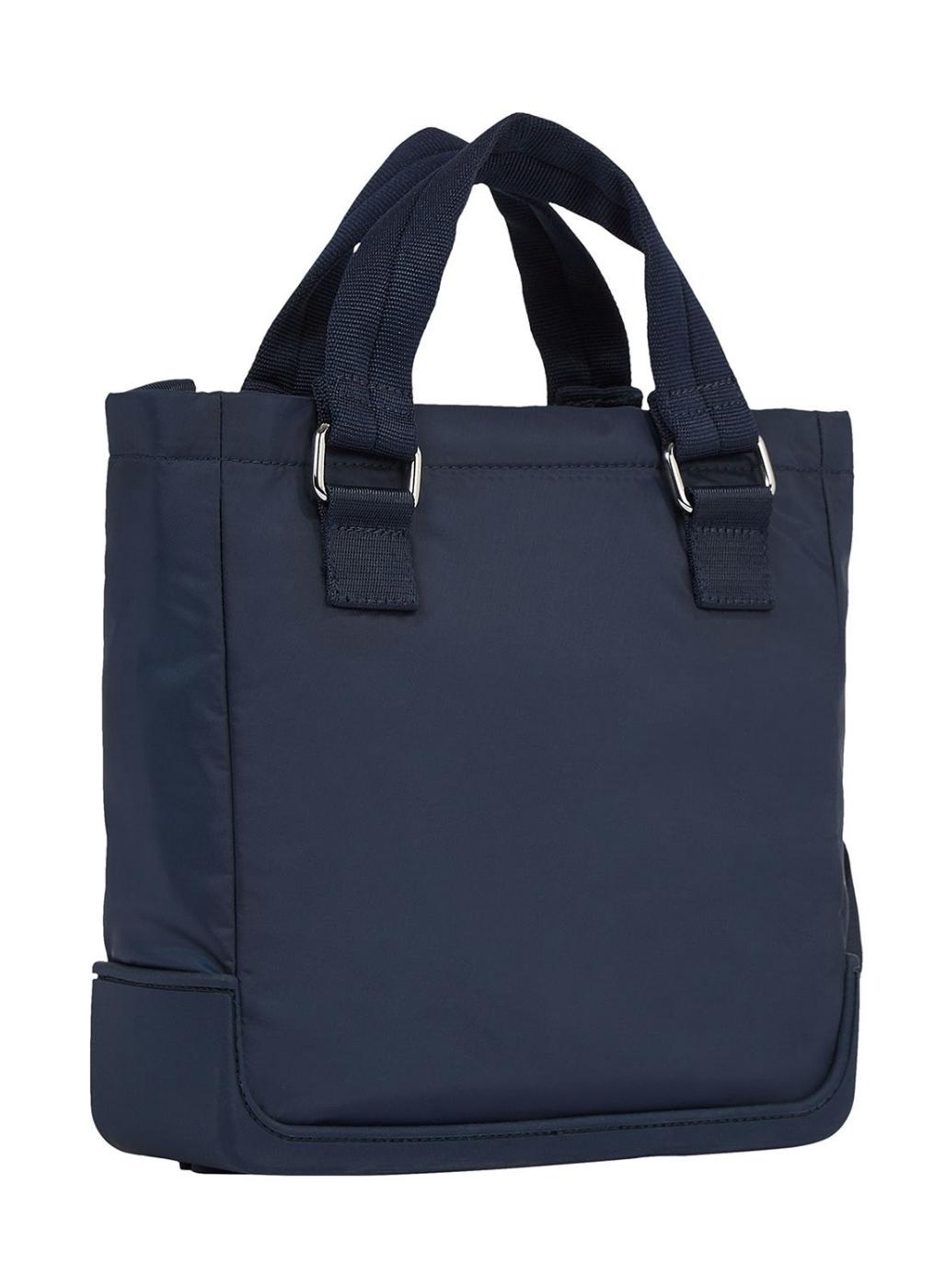 Bolsa Tommy Jeans Uncovered Mini Tote Marinho para Mulher.