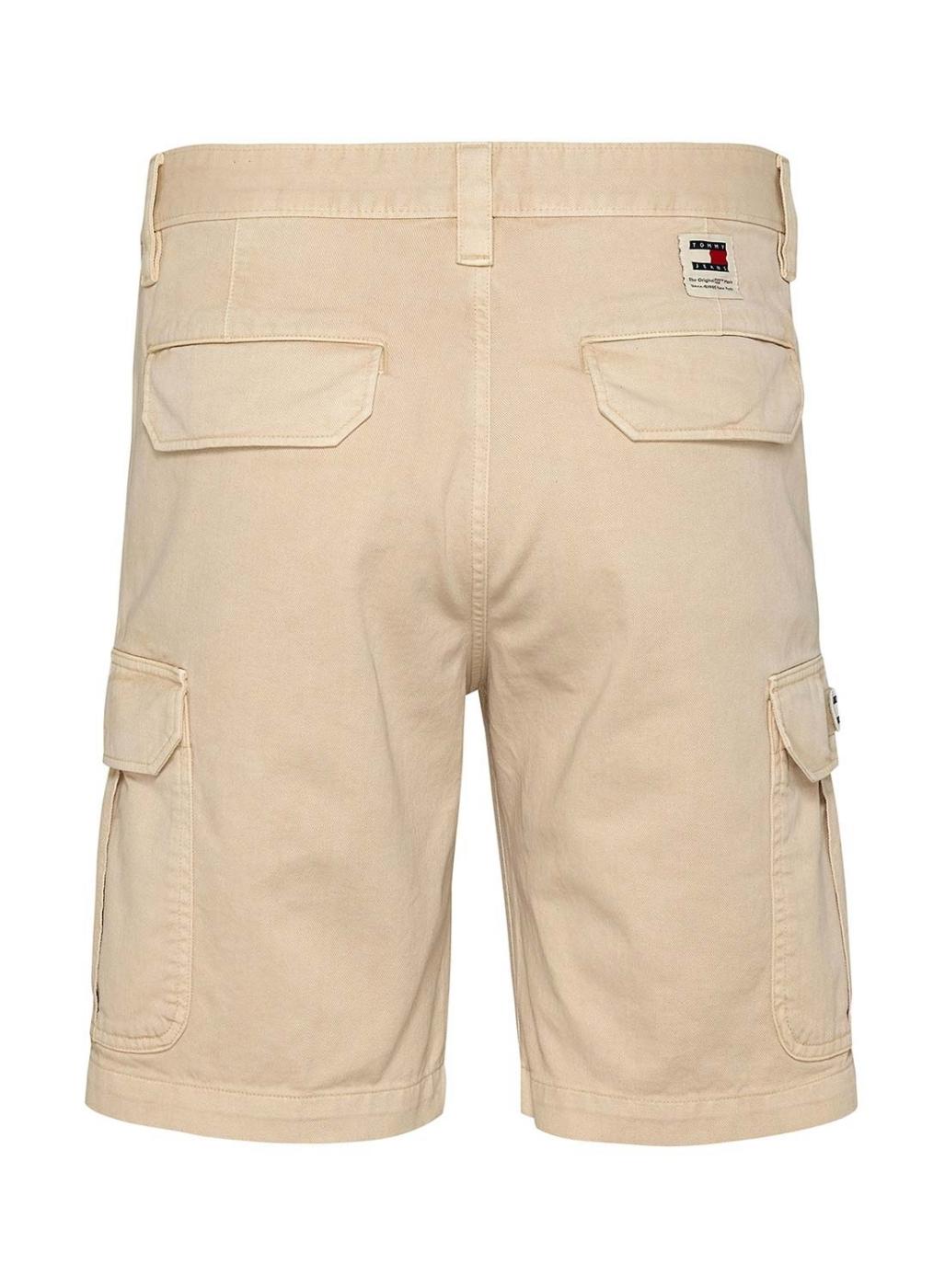 Bermudas Tommy Jeans Ethan Cargo Bege para Homem.