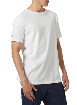 Camiseta Helly Hansen Shoreline Branca para Homem