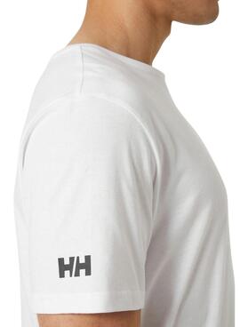 Camiseta Helly Hansen Shoreline Branca para Homem