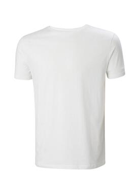 Camiseta Helly Hansen Shoreline Branca para Homem