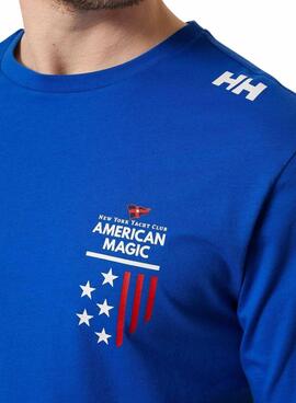 Camisa Helly Hansen American Magic Azul para Homem