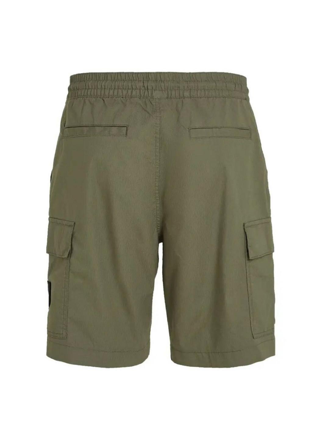 Bermudas Calvin Klein Washed Cargo Verde para Homem