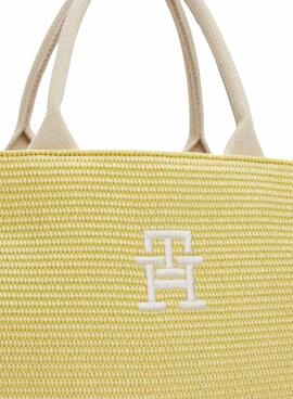 Bolsa de praia Tommy Hilfiger Beach Tote Amarelo para Mulheres