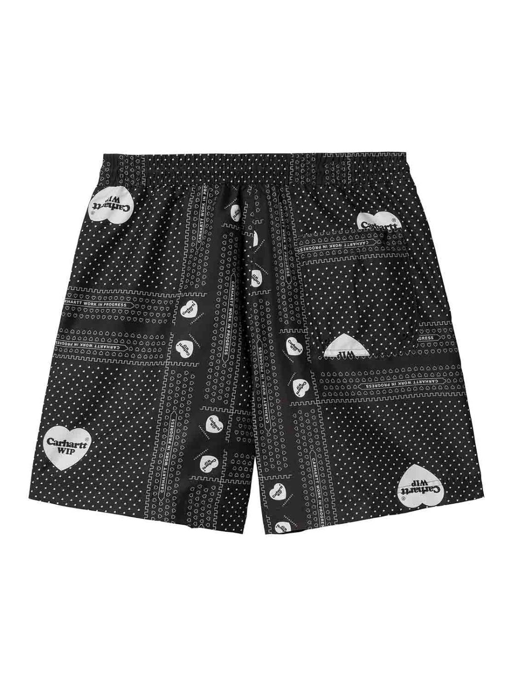 Calção de banho Carhartt Slater Bandana Preto para Homem