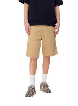 Bermudas Carhartt Single Knee Tostado para Homem.